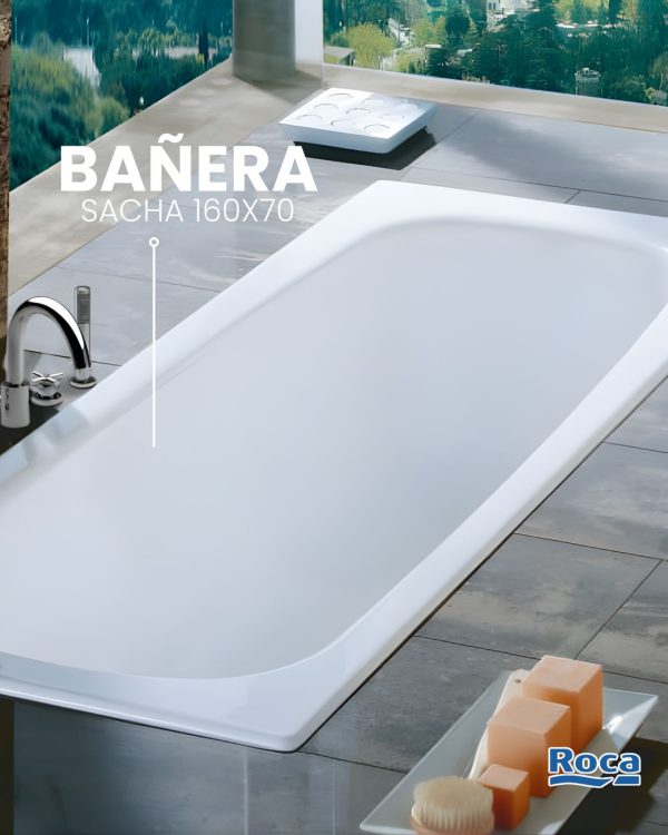 BAÑERA SACHA - ROCA - 160X70